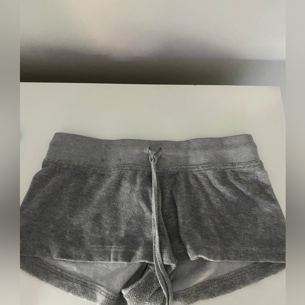 Women’s Light Grey Hardtail Terry Shorts (size L)